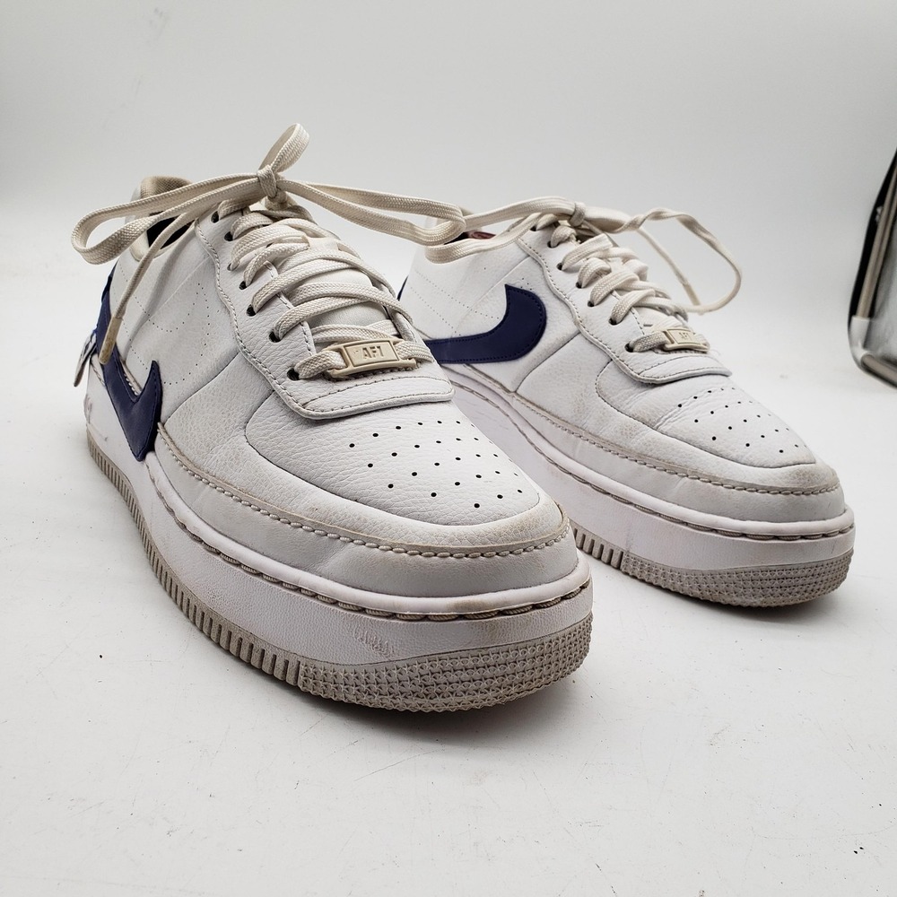 Nike Air Force 1 Jester XX Shoes Womens Size 10 White Blue Sneakers AO1220-103